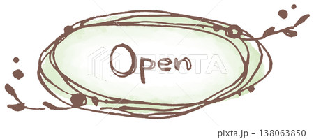 植物のフレーム　Open 138063850