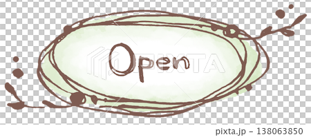植物のフレーム　Open 138063850