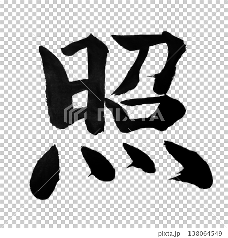 照（てらす）Terasu / Illuminate / Japanese Calligraphy 138064549