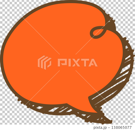 A single icon of a graffiti-style speech bubble: twisted cloud A single icon of a graffiti-style speech bubble: twisted cloud 138065077