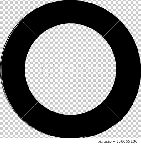 Circle frame brush stroke, round shape Circle frame brush stroke, round shape 138065180
