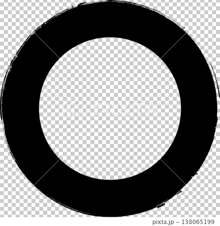 Circle frame brush stroke, round shape Circle frame brush stroke, round shape 138065199
