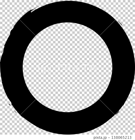 Circle frame brush stroke, round shape Circle frame brush stroke, round shape 138065213