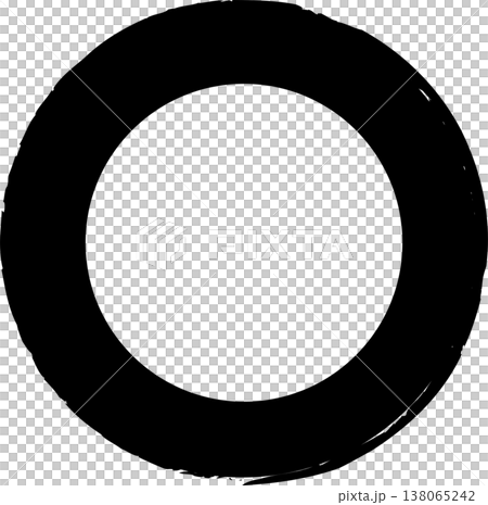 Circle frame brush stroke, round shape Circle frame brush stroke, round shape 138065242