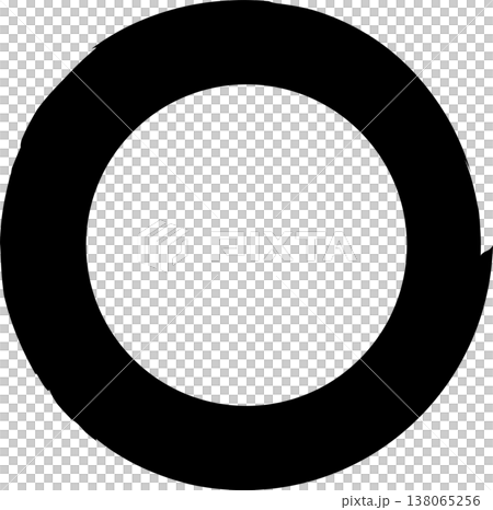 Circle frame brush stroke, round shape Circle frame brush stroke, round shape 138065256