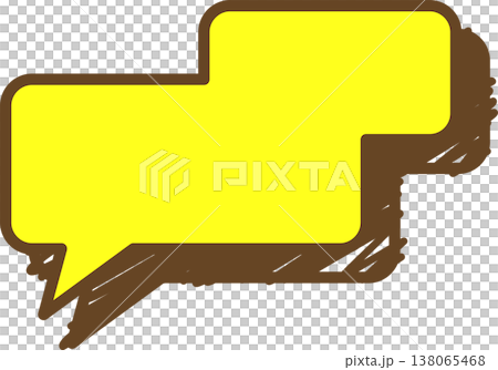 A single square icon of a graffiti-style speech bubble. A single square icon of a graffiti-style speech bubble. 138065468