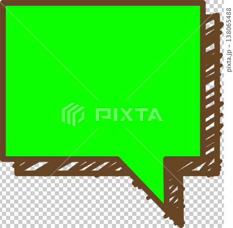 A single square icon of a graffiti-style speech bubble. A single square icon of a graffiti-style speech bubble. 138065488