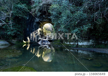 濃溝の滝とハートマーク 138065649