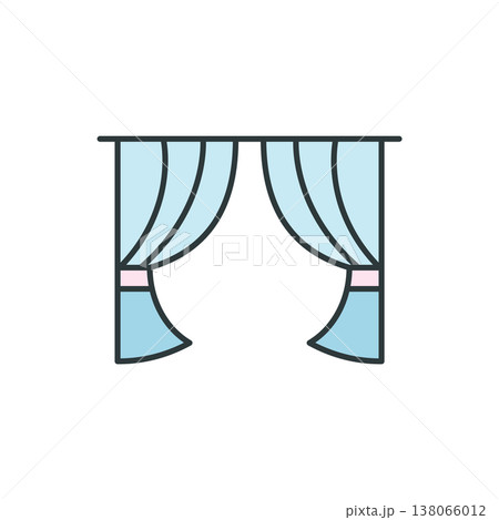 Curtain icon vector design templates simple and modern Curtain icon vector design templates simple and modern 138066012