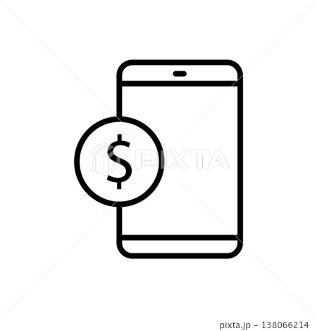 Mobile Payment Icons Digital Wallet, NFC, QR Code & Online Transaction Symbols 138066214