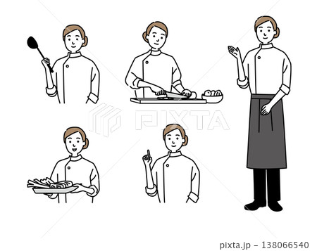 レストランスタッフ　女性 138066540