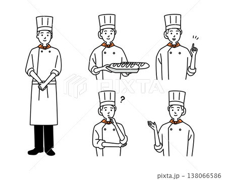 ベーカリーで働くスタッフ 女性 ベーカリーで働くスタッフ 女性 138066586