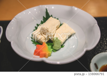 Freshly Scooped Yuba With Ginger In Delicious Broth Japanese Cuisine Nov 28 2025 Freshly Scooped Yuba With Ginger In Delicious Broth Japanese Cuisine Nov 28 2025 138066791