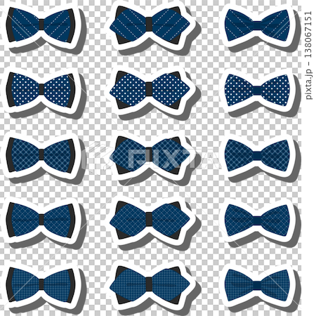 big colored set ribbon different types, bow tie various size big colored set ribbon different types, bow tie various size 138067151