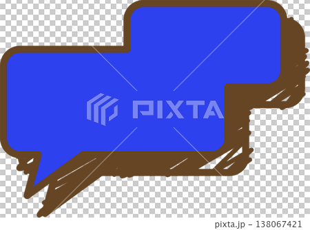A single square icon of a graffiti-style speech bubble. A single square icon of a graffiti-style speech bubble. 138067421