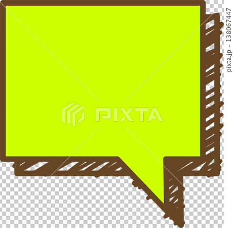 A single square icon of a graffiti-style speech bubble. A single square icon of a graffiti-style speech bubble. 138067447