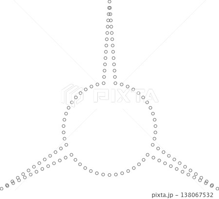 Star shape dots outline. Geometric element Star shape dots outline. Geometric element 138067532