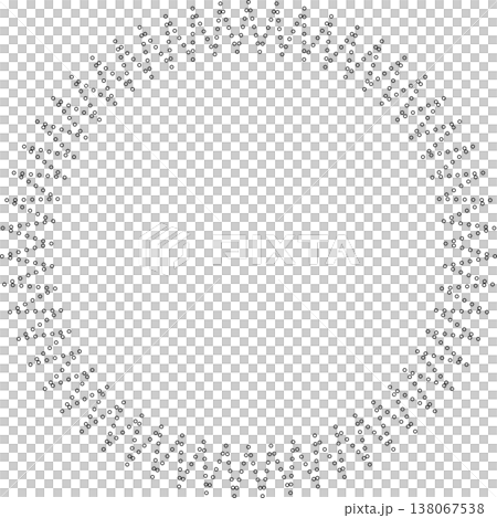 Star shape dots outline. Geometric element 138067538