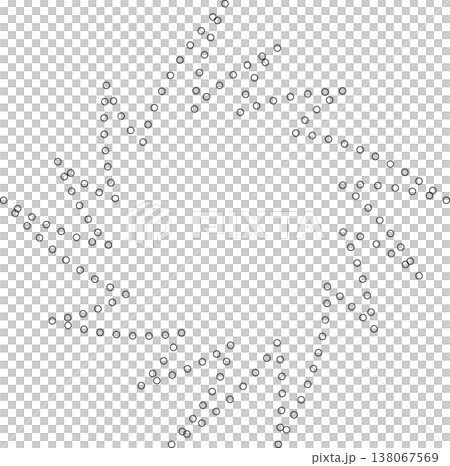 Star shape dots outline. Geometric element Star shape dots outline. Geometric element 138067569