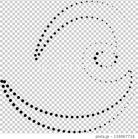 Fun dotted line doodle. Design with curve shapes Fun dotted line doodle. Design with curve shapes 138067718