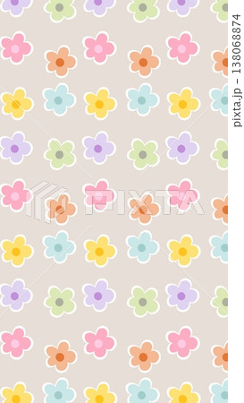 seamless pattern with flowers seamless pattern with flowers 138068874