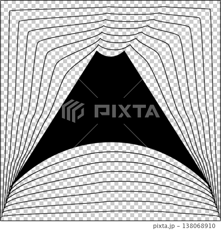 Square line frame blend effect. Technology concept design Square line frame blend effect. Technology concept design 138068910