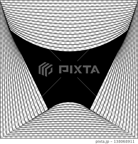 Square line frame blend effect. Technology concept design Square line frame blend effect. Technology concept design 138068911