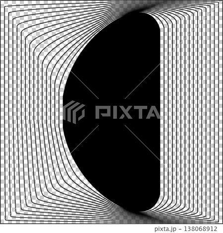 Square line frame blend effect. Technology concept design Square line frame blend effect. Technology concept design 138068912