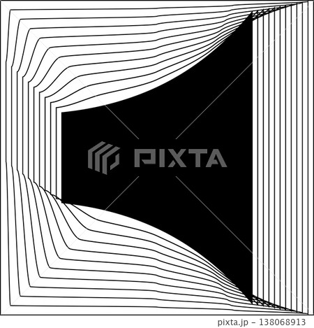 Square line frame blend effect. Technology concept design Square line frame blend effect. Technology concept design 138068913