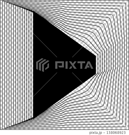 Square line frame blend effect. Technology concept design Square line frame blend effect. Technology concept design 138068923