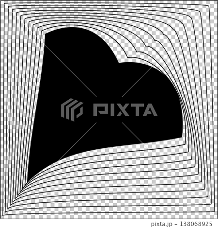 Square line frame blend effect. Technology concept design Square line frame blend effect. Technology concept design 138068925