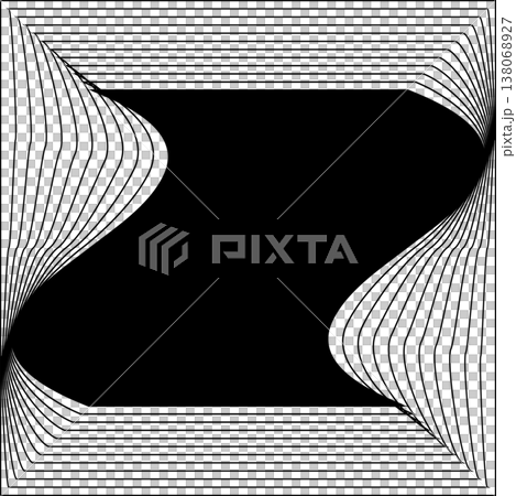 Square line frame blend effect. Technology concept design Square line frame blend effect. Technology concept design 138068927