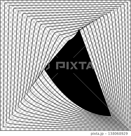 Square line frame blend effect. Technology concept design Square line frame blend effect. Technology concept design 138068929