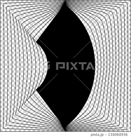 Square line frame blend effect. Technology concept design Square line frame blend effect. Technology concept design 138068936