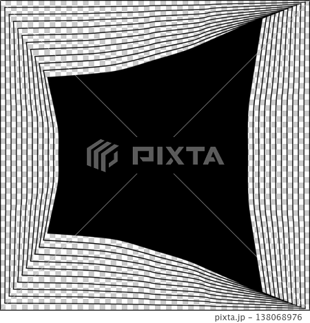 Square line frame blend effect. Technology concept design Square line frame blend effect. Technology concept design 138068976