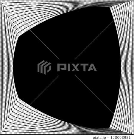 Square line frame blend effect. Technology concept design Square line frame blend effect. Technology concept design 138068981