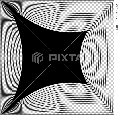 Square line frame blend effect. Technology concept design Square line frame blend effect. Technology concept design 138068982