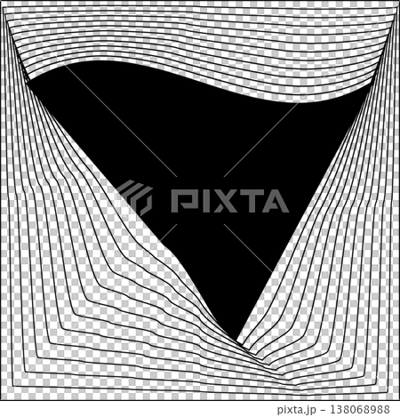 Square line frame blend effect. Technology concept design Square line frame blend effect. Technology concept design 138068988