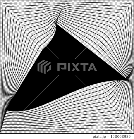 Square line frame blend effect. Technology concept design Square line frame blend effect. Technology concept design 138068989