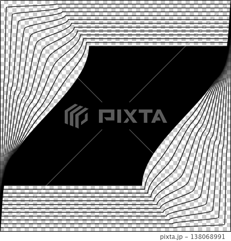 Square line frame blend effect. Technology concept design Square line frame blend effect. Technology concept design 138068991