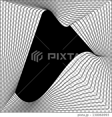 Square line frame blend effect. Technology concept design Square line frame blend effect. Technology concept design 138068993