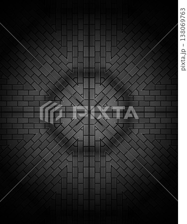 Clean And Understated Background Showcasing Circular Brick Design Elements Clean And Understated Background Showcasing Circular Brick Design Elements 138069763
