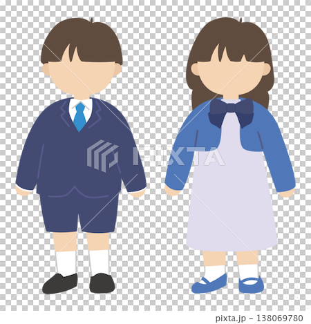 Children in formal attire - navy Children in formal attire - navy 138069780