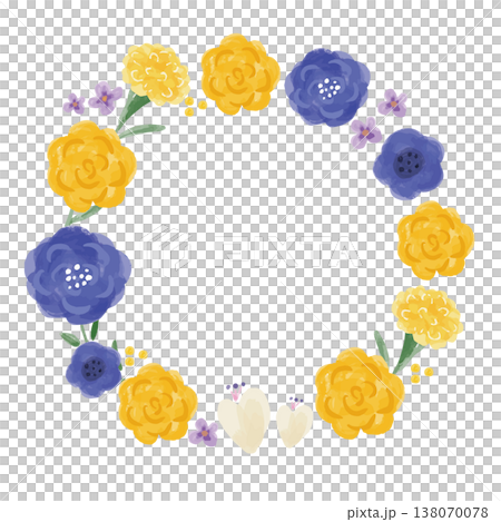 父親節花環插圖 138070078