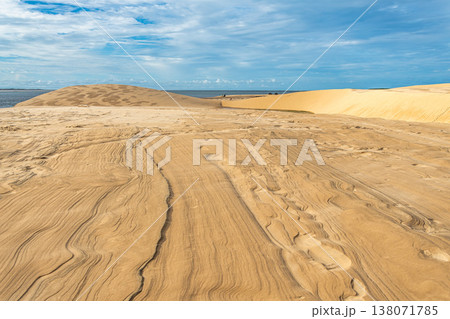 Dunas do Mouro at Ilha do Caju, Ilha das Canarias, Brazil. Delta do Parnaiba and Delta das Americas Dunas do Mouro at Ilha do Caju, Ilha das Canarias, Brazil. Delta do Parnaiba and Delta das Americas 138071785