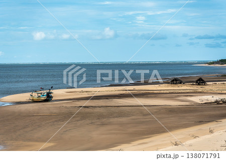 Dunas do Mouro at Ilha do Caju, Ilha das Canarias, Brazil. Delta do Parnaiba and Delta das Americas 138071791