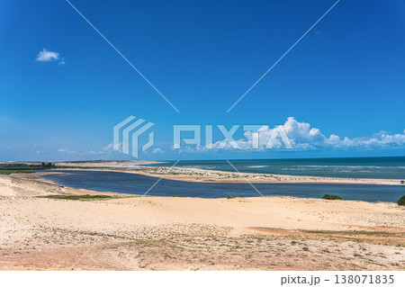 The sand dunes of Mundau, Ceara, Brazil. 138071835
