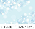 水色のキラキラ背景 138071864