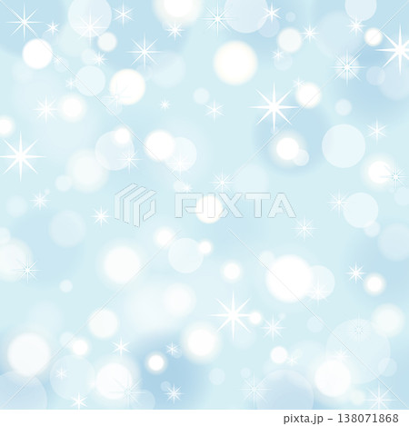 水色のキラキラ背景　スクエア 138071868