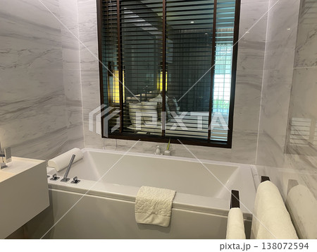 Modern hotel bathroom interior 138072594